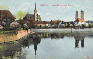 Dzielnica Ostrów Tumski (Dominsel), Wrocław - 1903 rok, stare zdjęcia